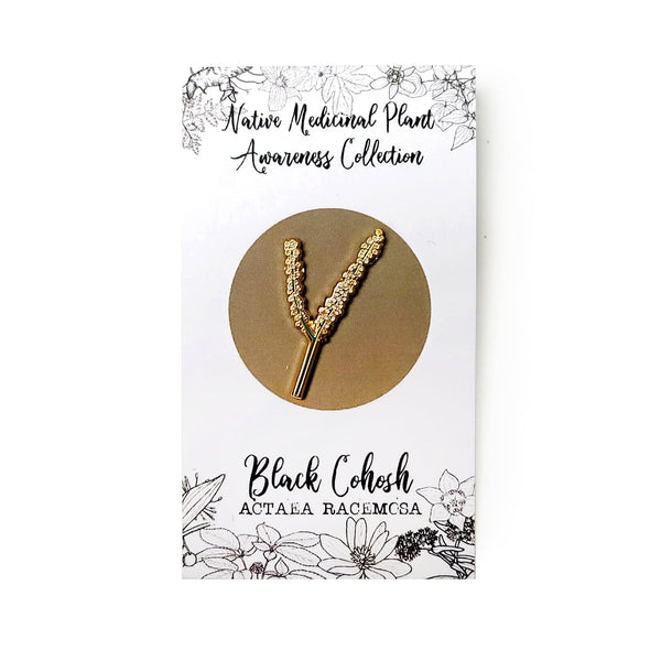 Black Cohosh Enamel Pin