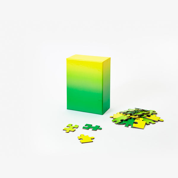 Gradient Puzzle - Green/Yellow - 100 piece