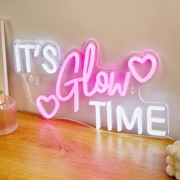 It’s Glow Time LED Neon Wall Sign
