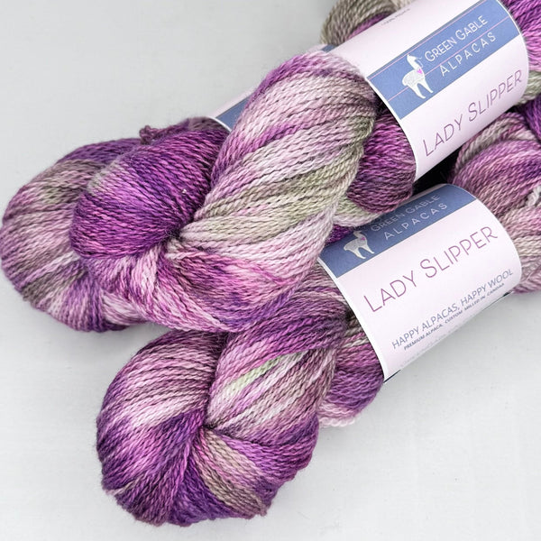 Lady Slipper Fingering Weight Yarn | Calla Lily