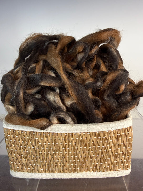 Tri-tone Suri Alpaca Roving