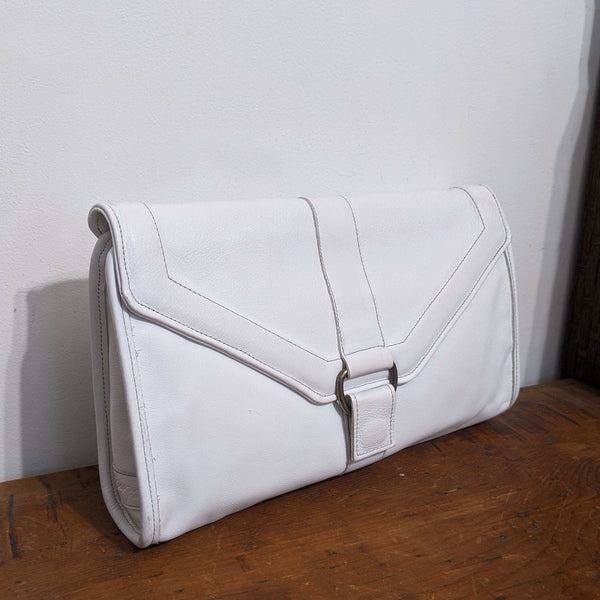 Samples: Original Prototype Heather Pure White Clutch