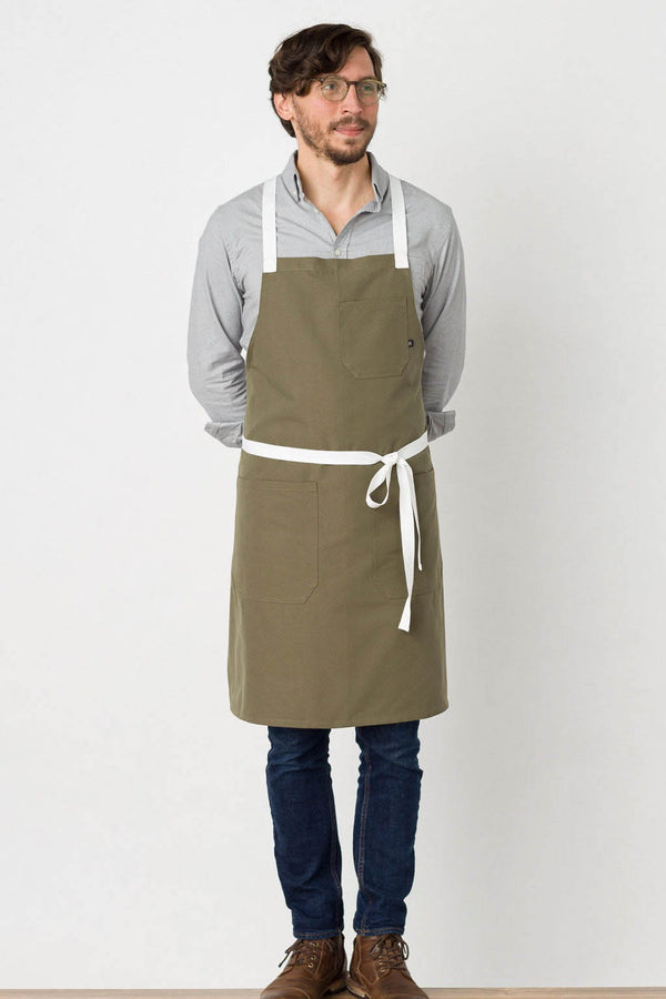 Crossback Chef Apron, Wrinkle Resistant