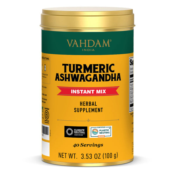 Turmeric Ashwagandha Instant Mix, 3.53 oz