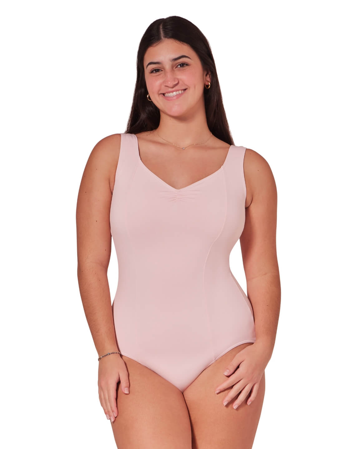Studio Collection Queen Anne Tank Leotard - Girls