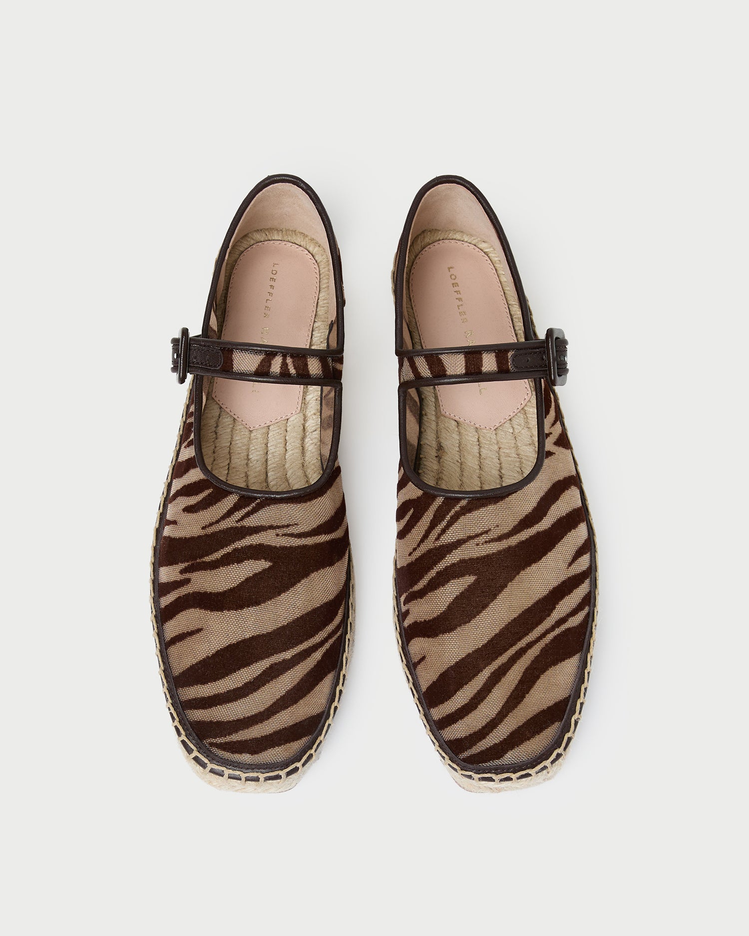 Clover Zebra Mesh Espadrille