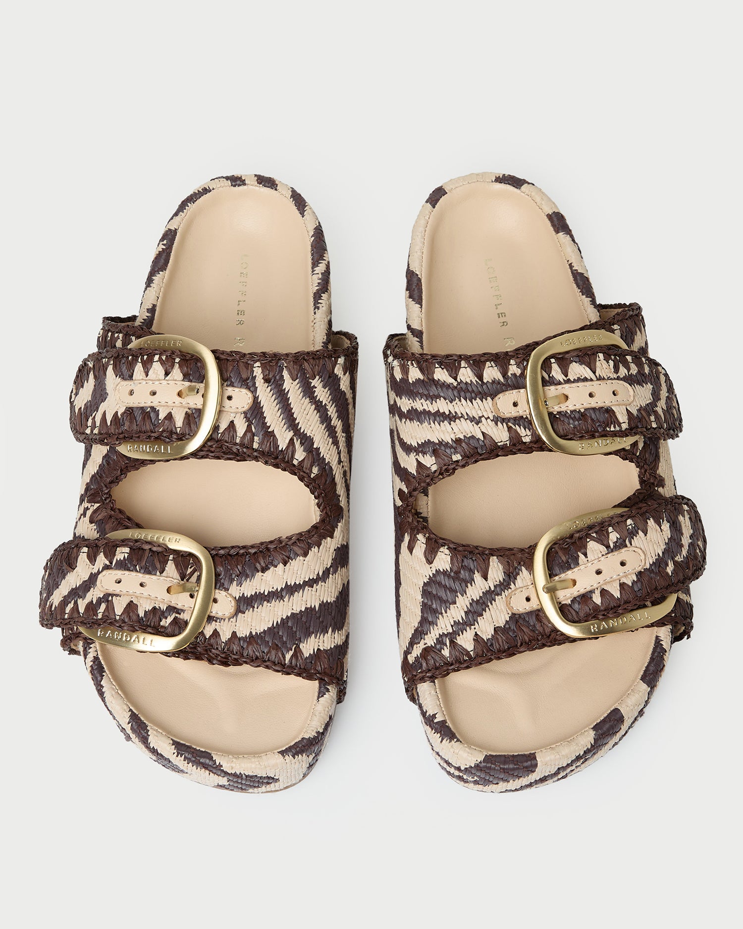 Nico Zebra Two-Band Sandal