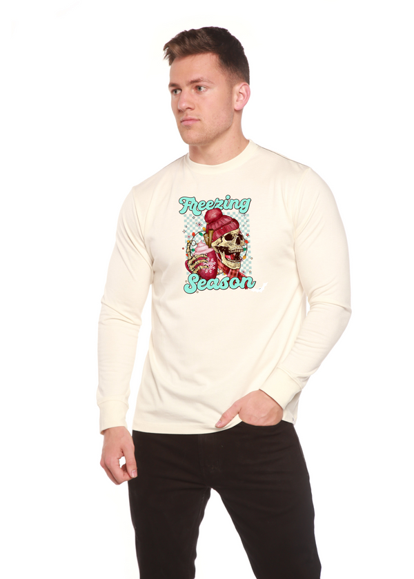 Freezing Season Christmas Men's Bamboo Viscose/Organic Cotton Long Sleeve T-Shirt