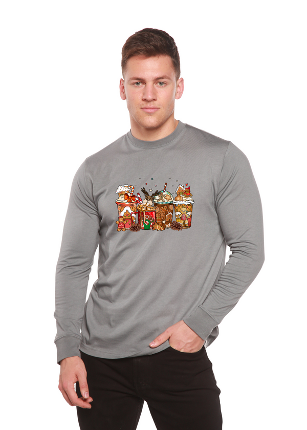 Santa's Secret Recipe Men's Bamboo Viscose/Organic Cotton Long Sleeve T-Shirt