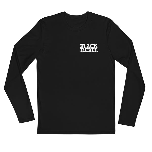 BRBC Logo On Back Long Sleeve Fitted Crew