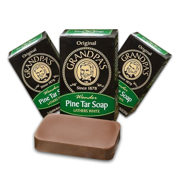 Grandpa's Pine tar soap 3 pack small bars