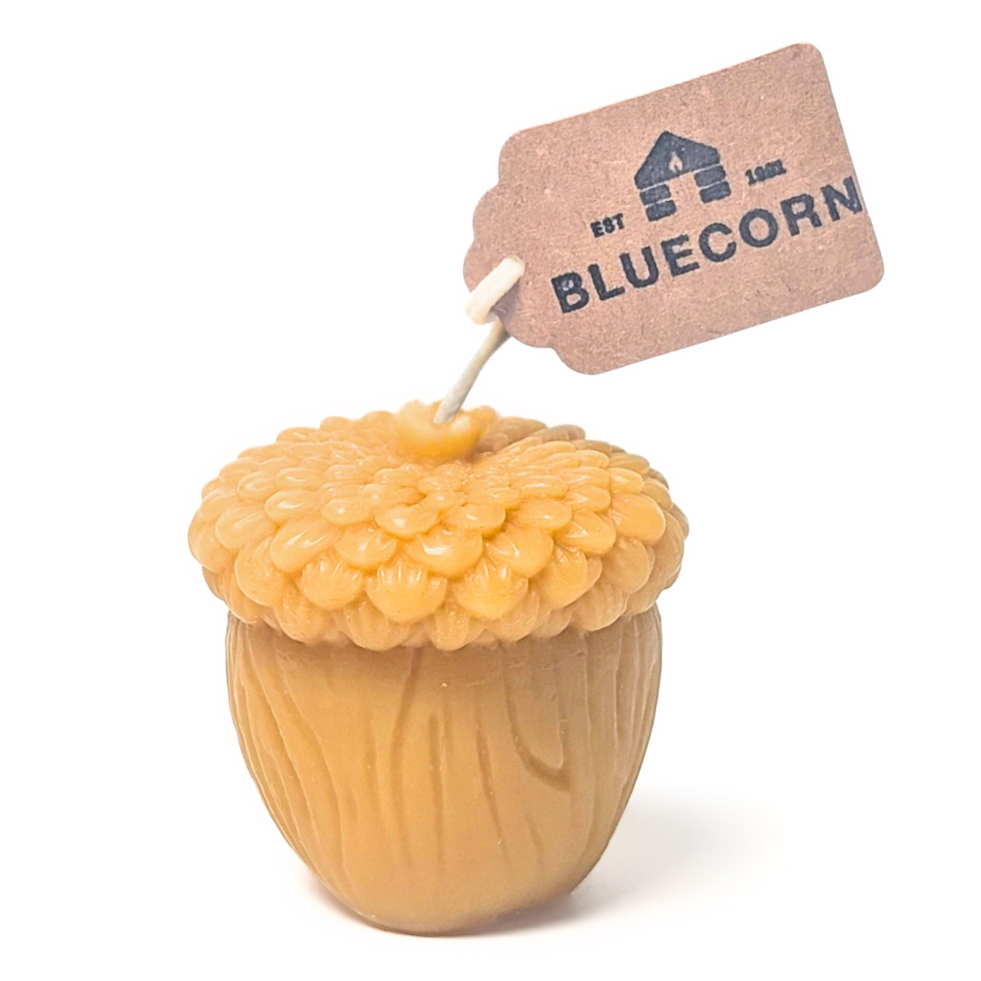Acorn Shaped Beeswax Candle