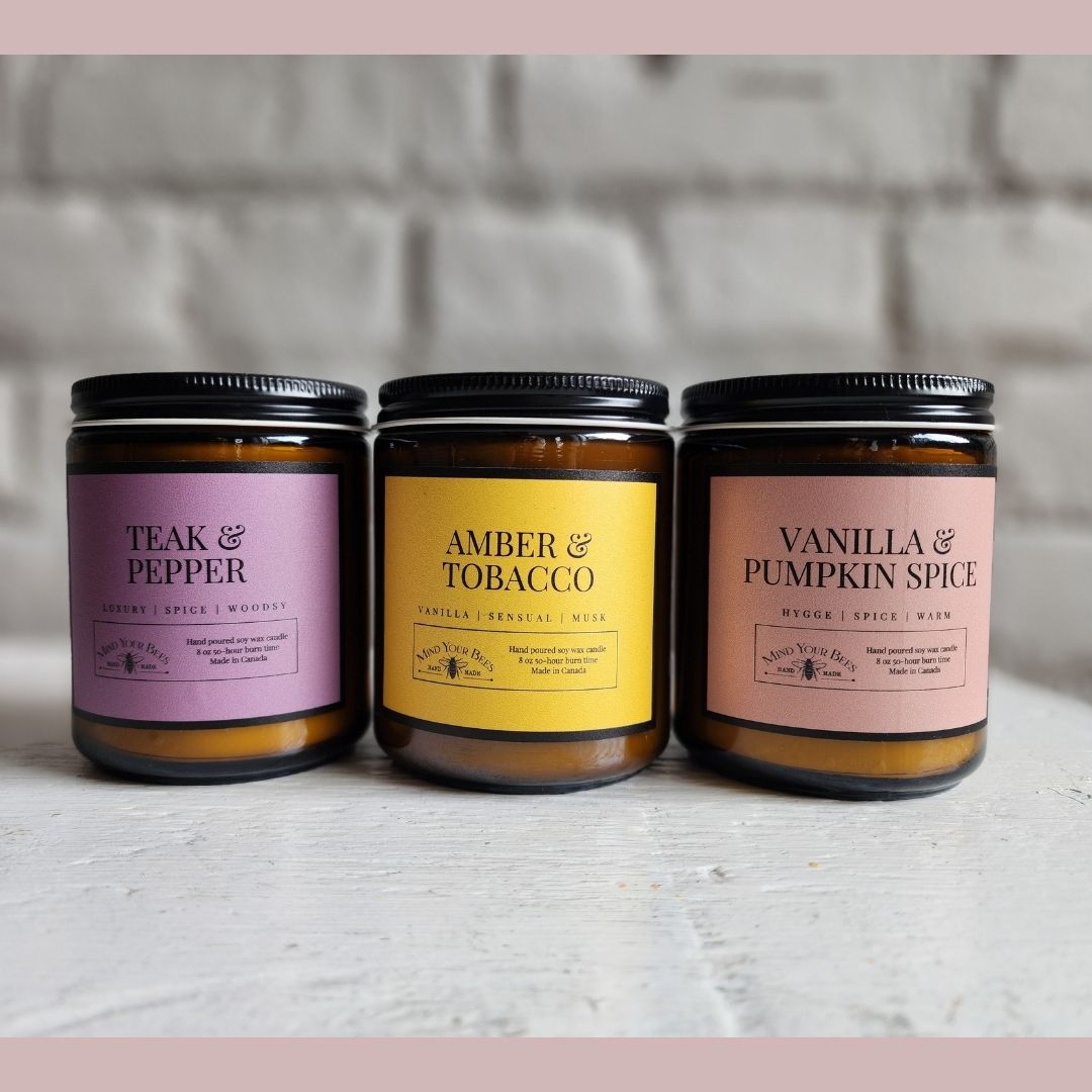 Sweater Weather Candle Trio – Cozy Autumn Scents