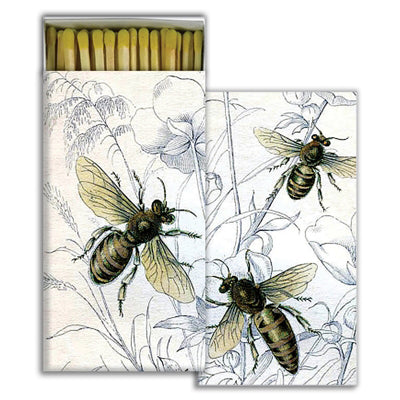 Charcoal Bee Matchbox