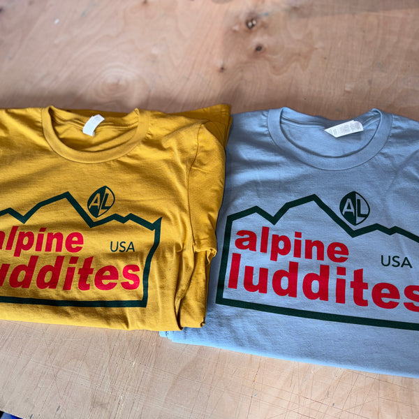 alpine luddites T-shirts