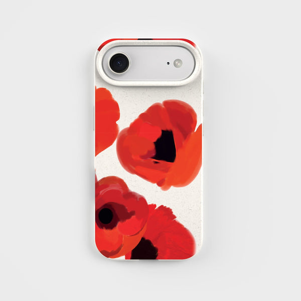 Plant-based phone case | Poppy - PLNTPRTCT™ - Up to 3m Drop Protection