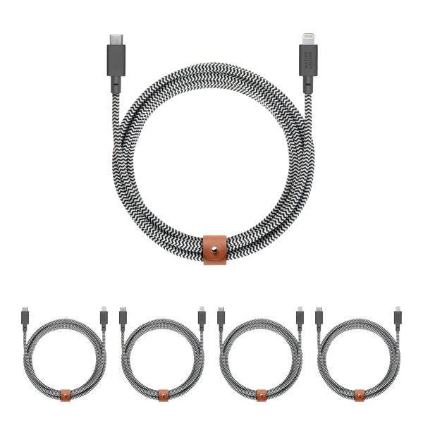 5-Pack Belt Cable XL (USB-C to Lightning)