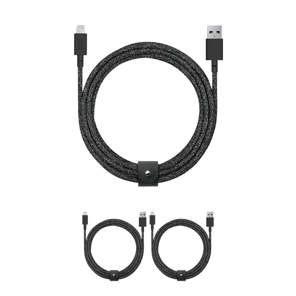 3-Pack Belt Cable XL (USB-A to Lightning)