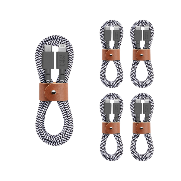 5-Pack Belt Cable (USB-C to Lightning)
