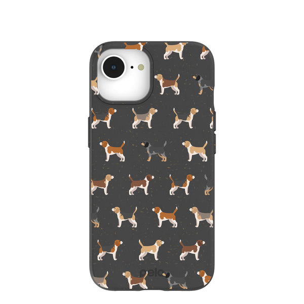 Black Beagle Buds iPhone 16e/17e Case