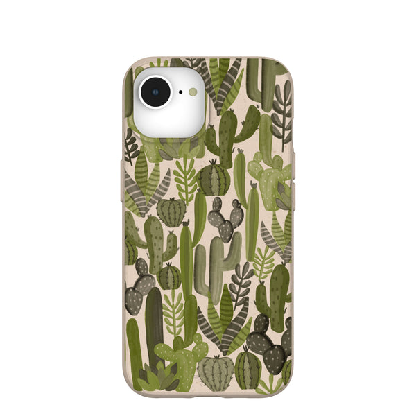 Seashell Succulent Cacti iPhone 16e/17e Case
