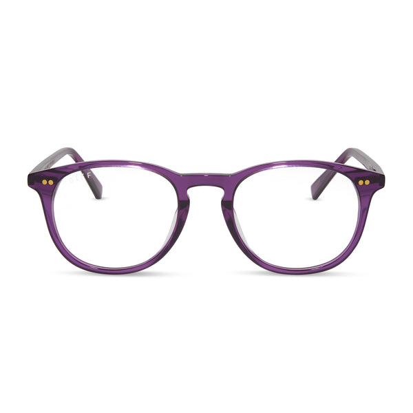 JAXSON - POSH PURPLE CRYSTAL + GLASSES