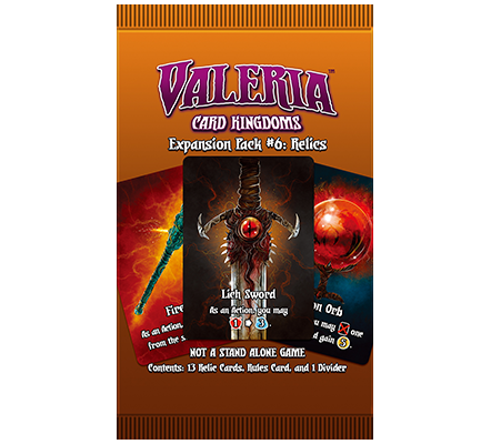 Valeria: Card Kingdoms Expansion Pack #06: Relics