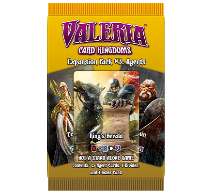Valeria: Card Kingdoms Expansion Pack #03: Agents