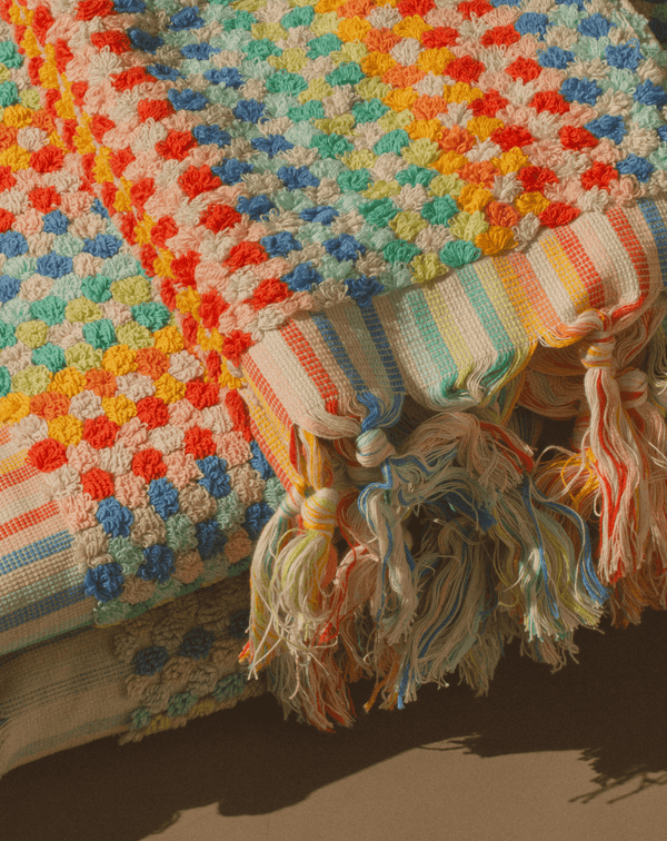 Organic Cosmic Rainbow Towel Set (Vibrant) - Pre-Sale