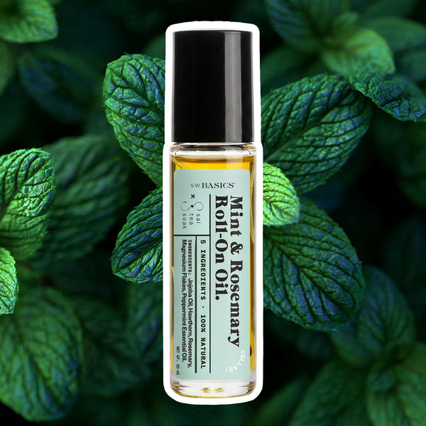 S.W. Basics x Salteasoak Mint & Rosemary Roll-On Oil