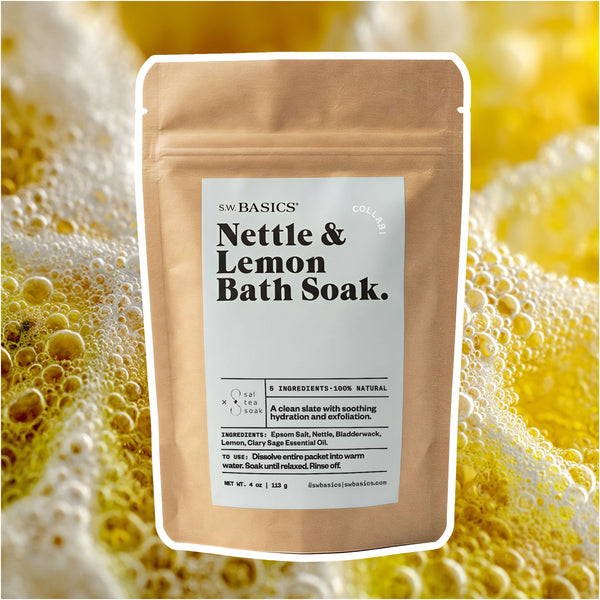 S.W. Basics x Salteasoak Nettle & Lemon Bath Soak