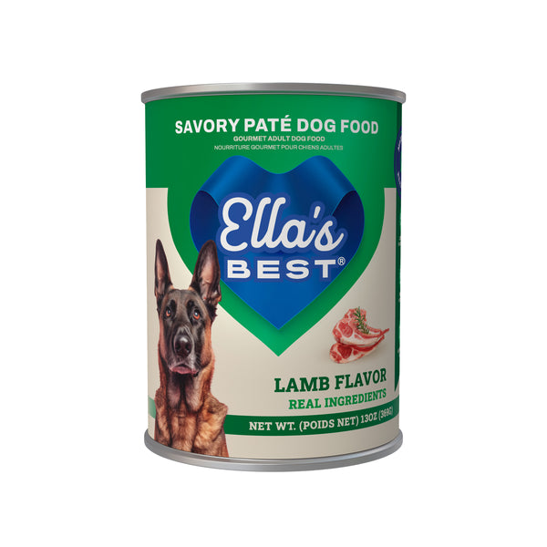 Ella's Best Lamb Flavor Savory Paté Dog Food 13 oz