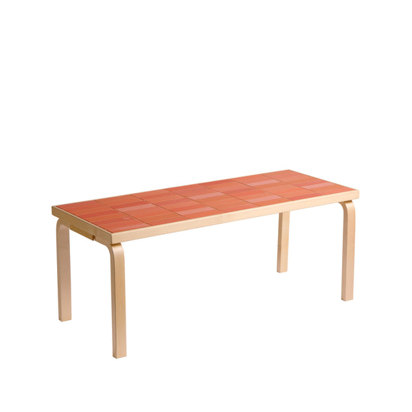 Tile Table Rectangular in Red+