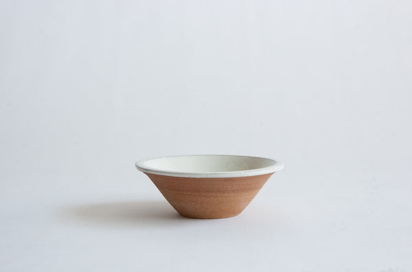 Stoneware Salad Bowl - White