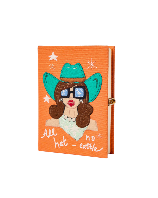 Olympia Le-Tan x MC All Hat, No Cattle Clutch