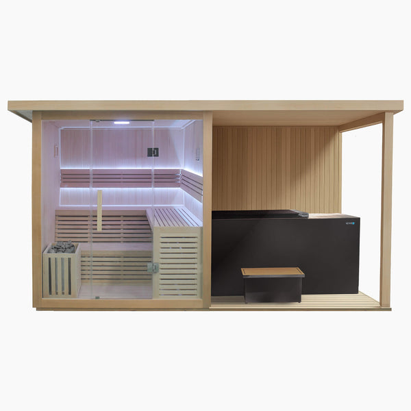 4 Person Extended Sauna & Luxury Plunge