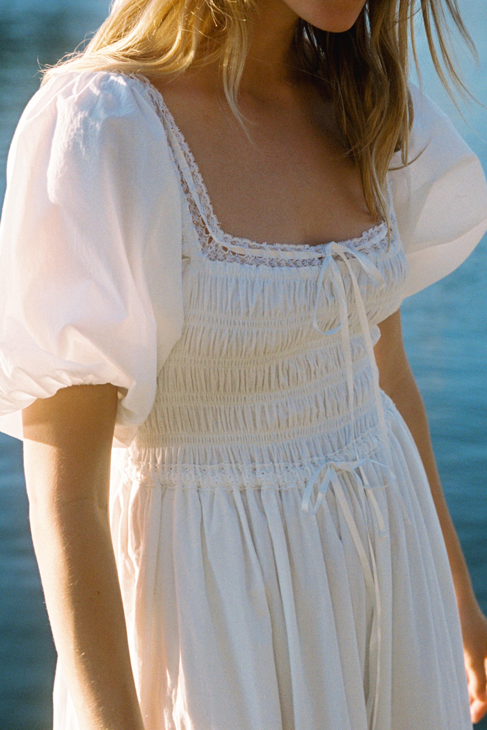 The Ricarda Dress Petites | Alabaster