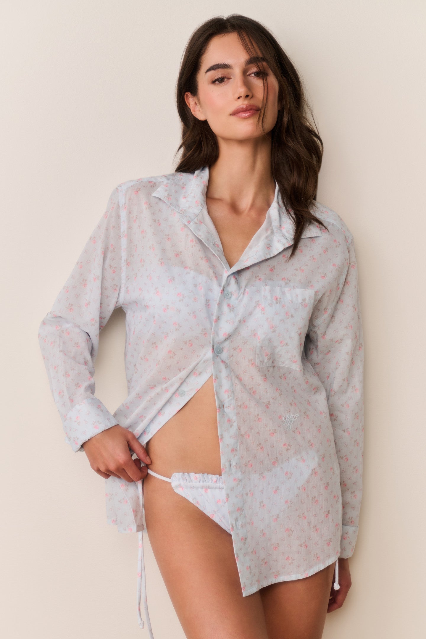 Hudley Floral Cotton Unisex Shirt