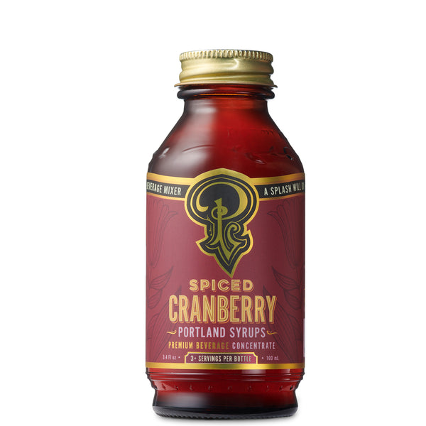 Spiced Cranberry Syrup - 3.4 oz Case of 12