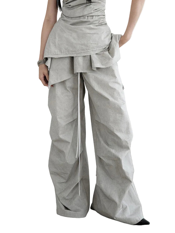 Gray Cargo Pants For Women