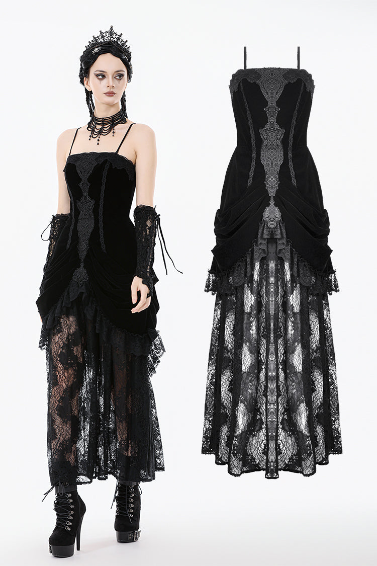 Gothic Embroidered Bustier Dress DW1101