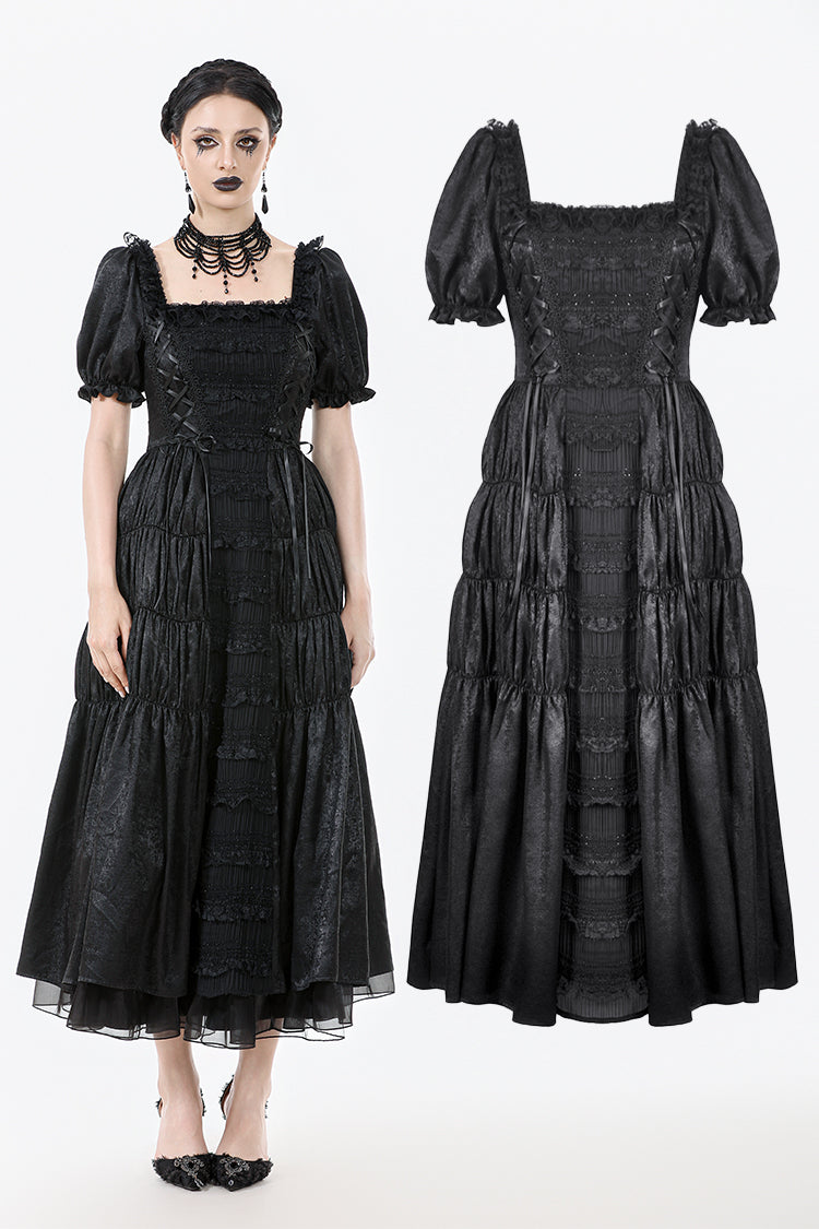 Nocturne of Dawn – Obsidian Victorian Gown DW1094