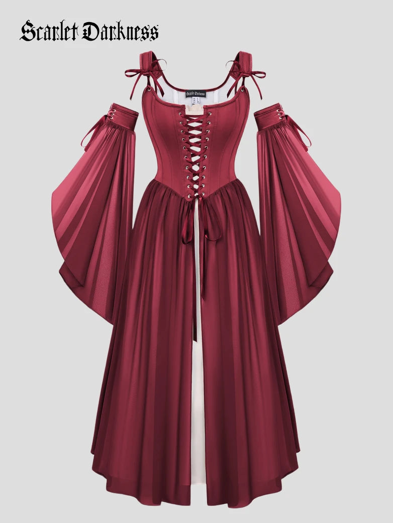 Renaissance Fairy Character 3pcs Set Costume with Lining