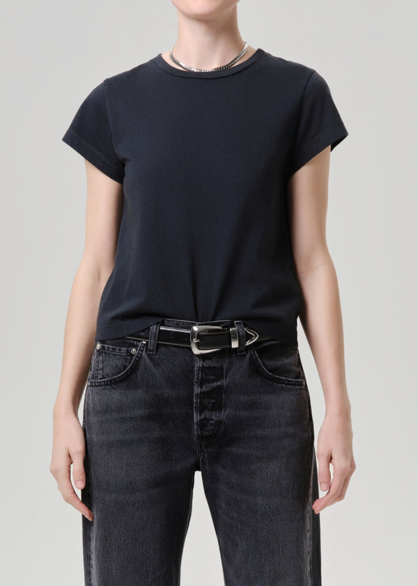 Kai Baby Tee in Washed Black