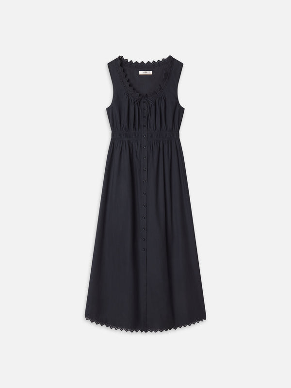 The Serene Midi Dress -- Navy