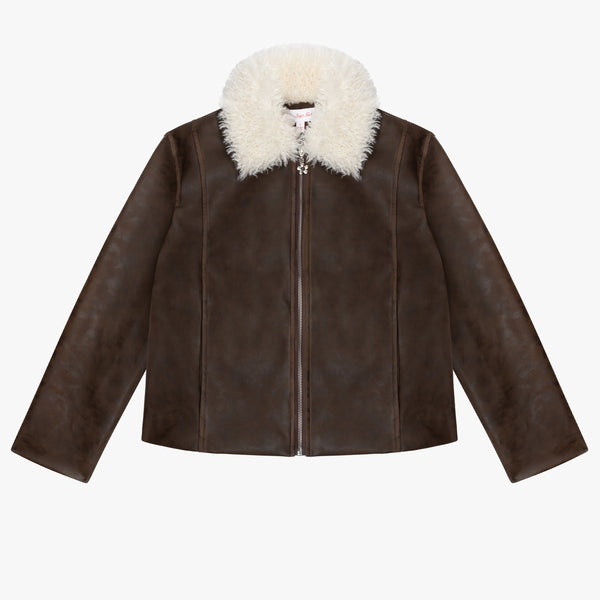 Shyla Jacket - Washed Brown