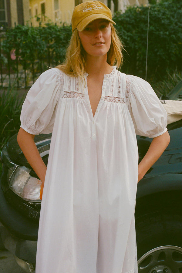 The Simoneta Dress | Alabaster