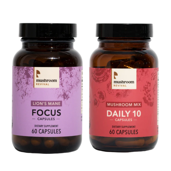 Focused & Healthy Mushroom Capsules