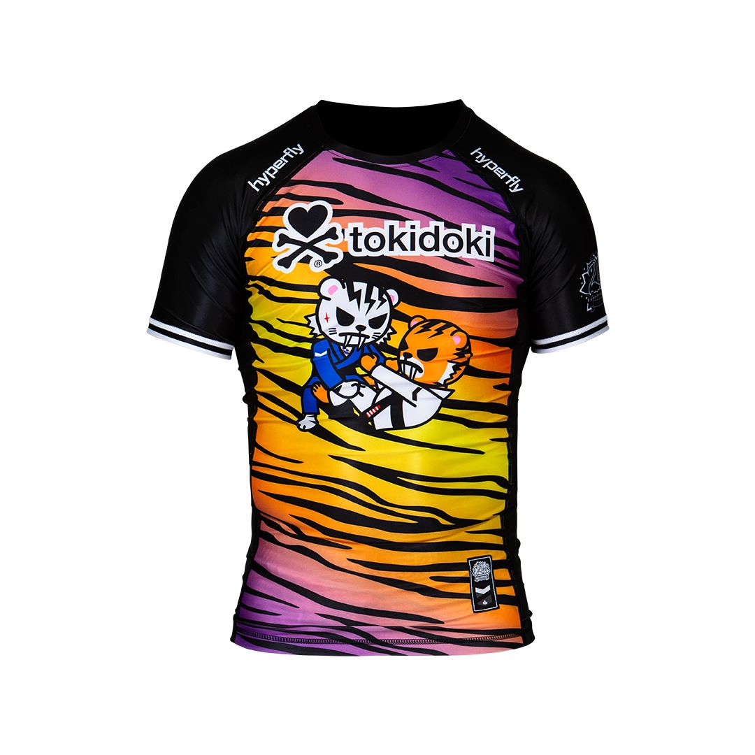 Junior Hyperfly + tokidoki Short Sleeve Tiger Rash Guard