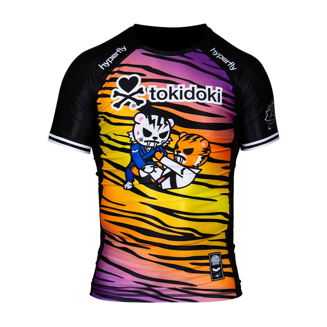 Hyperfly + tokidoki Short Sleeve Tiger Rash Guard